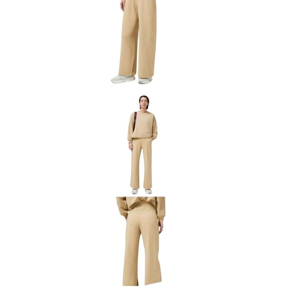 Lululemon Wide Leg Lounge Pants Elastic Waist‎ Casual Trousers Comfy